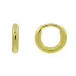 Load image into Gallery viewer, Classic Cable Chain Necklace + Pierced Huggie Hoop + Open Heart Charm