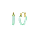 Load image into Gallery viewer, Candy-Colored Resin Hoop Earrings