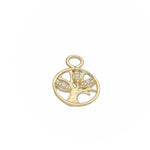 Load image into Gallery viewer, 9K Solid Gold Tree of Life Charm