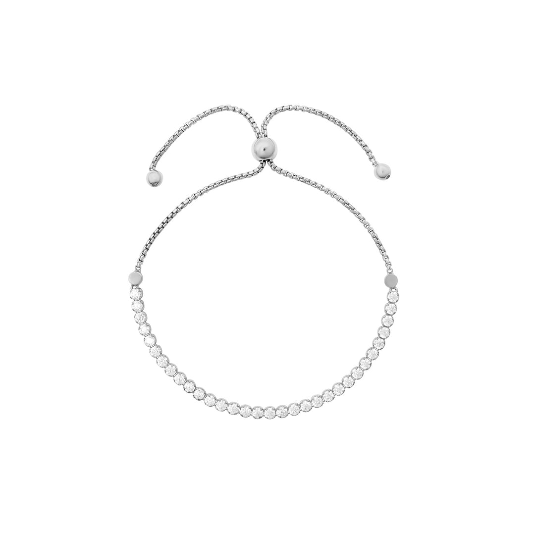 Zirconia Tennis Ball Adjustable Bracelet