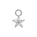 Load image into Gallery viewer, Flower Zirconia Charm