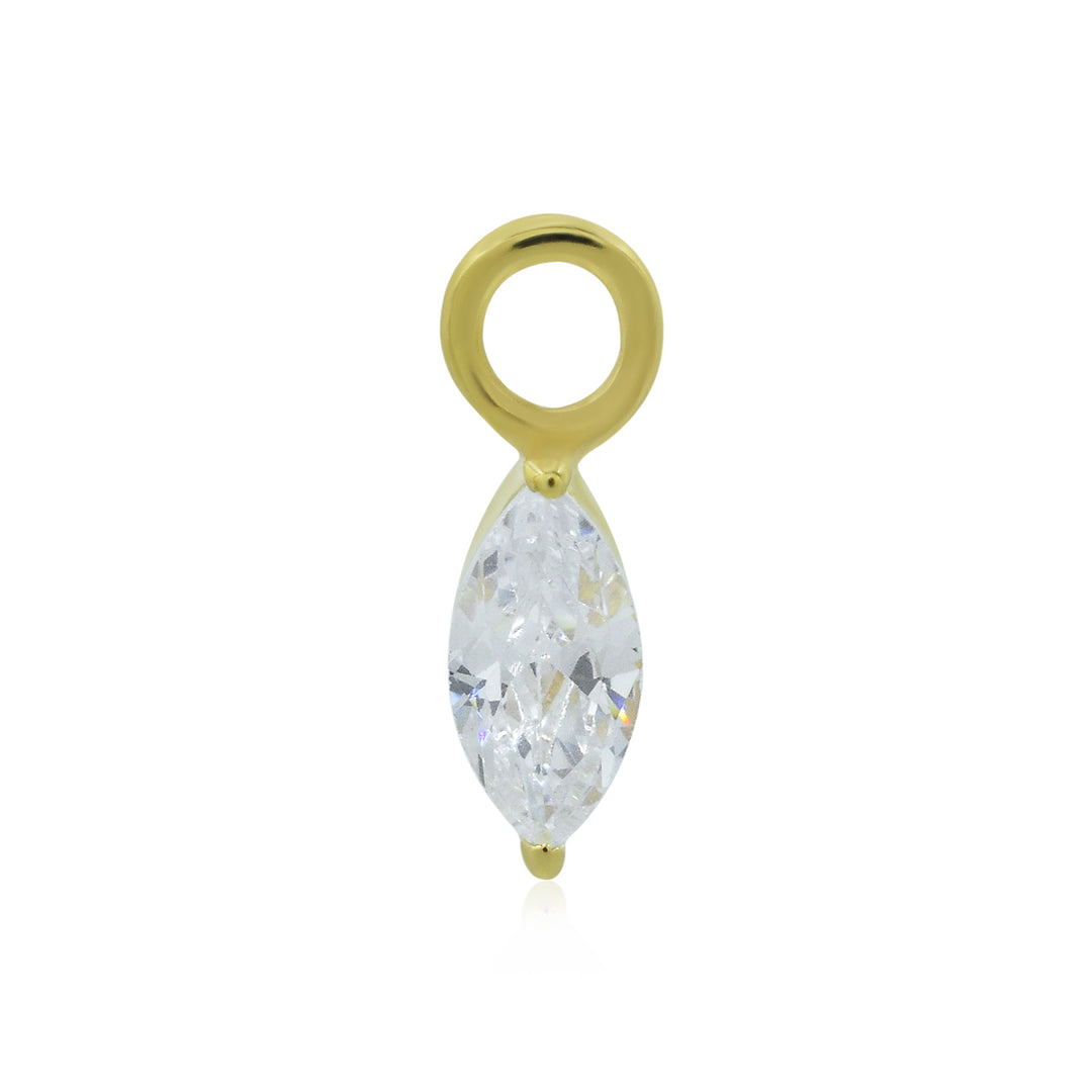 Figaro Chain Bracelet 2 + Twisted Hoop Earrings - Plain + 2 charms