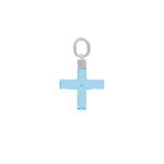 Load image into Gallery viewer, Cross Resin with Zirconia Charm