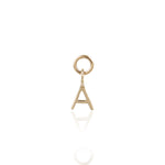Load image into Gallery viewer, 9K Solid Gold Initial Charm