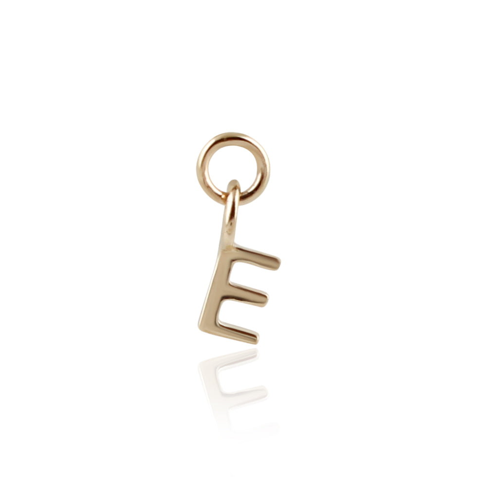 9K Solid Gold Initial Charm