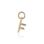 Load image into Gallery viewer, 9K Solid Gold Initial Charm