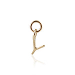Load image into Gallery viewer, 9K Solid Gold Initial Charm