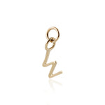 Load image into Gallery viewer, 9K Solid Gold Initial Charm