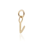 Load image into Gallery viewer, 9K Solid Gold Initial Charm