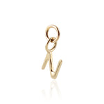 Load image into Gallery viewer, 9K Solid Gold Initial Charm