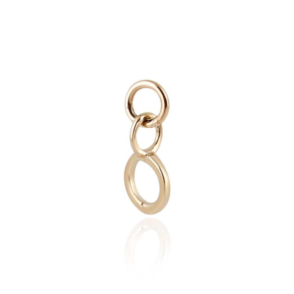 9K Solid Gold Initial Charm