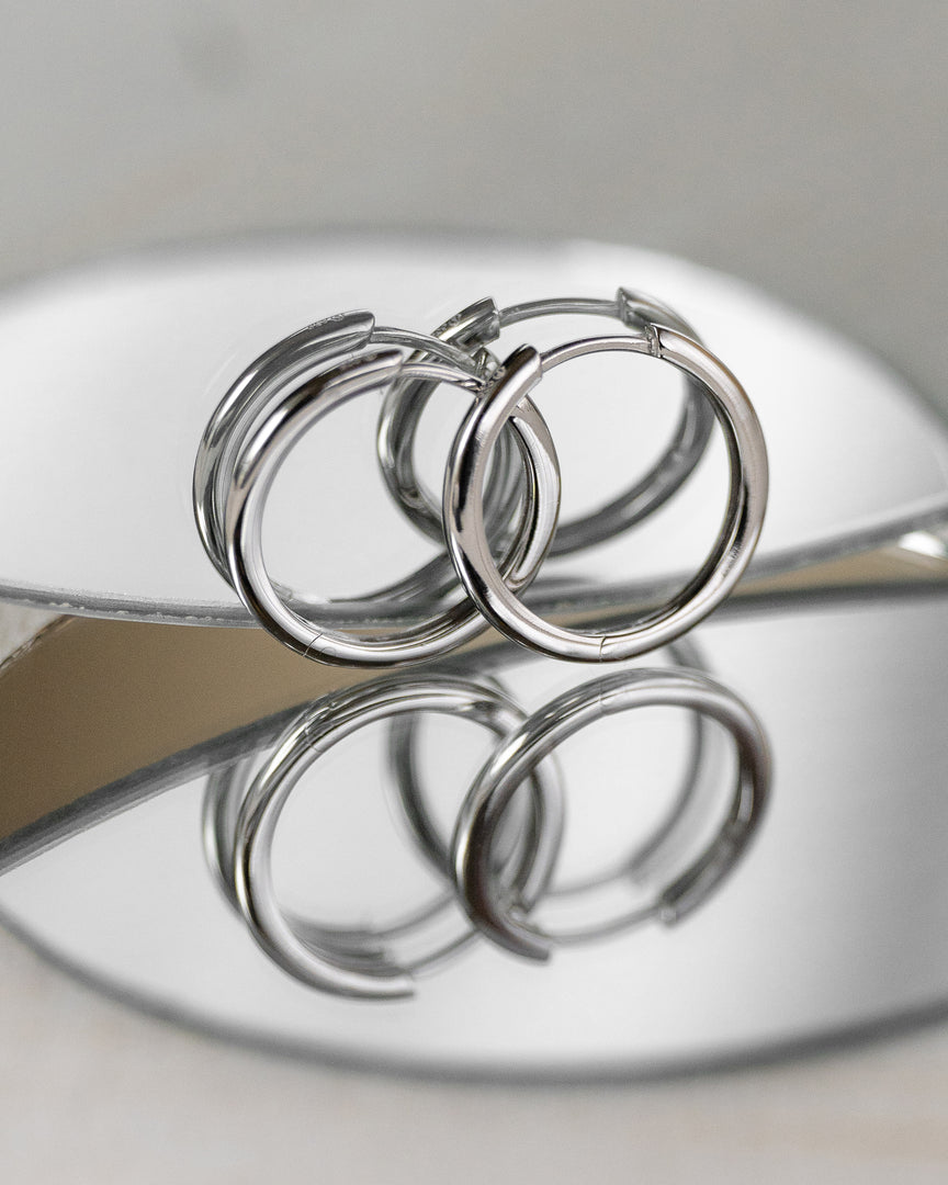 Pierced Essential Hoops