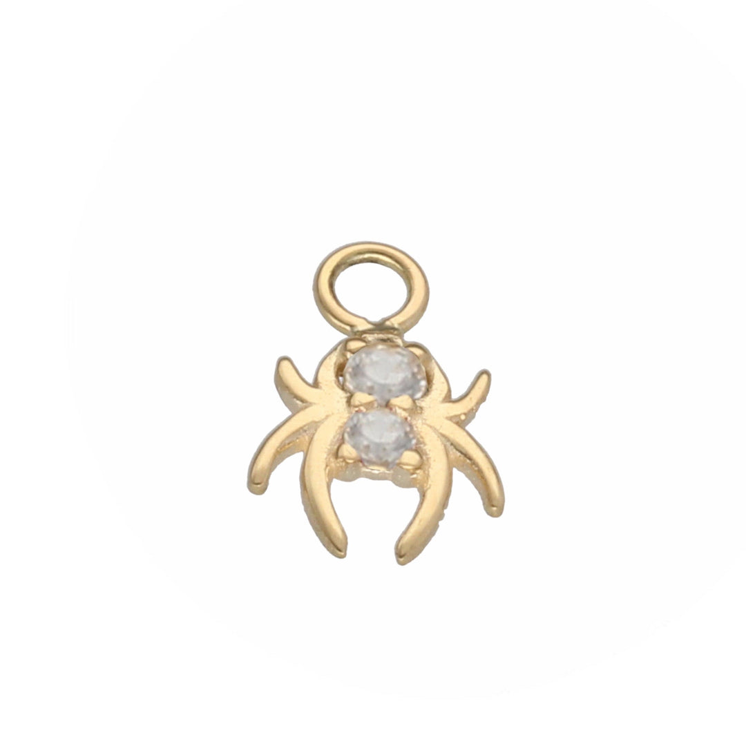 9K Solid Gold Spider Charm