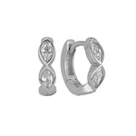 Load image into Gallery viewer, Marquise Crystal Huggies