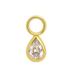 Load image into Gallery viewer, Pear Crystal Charm