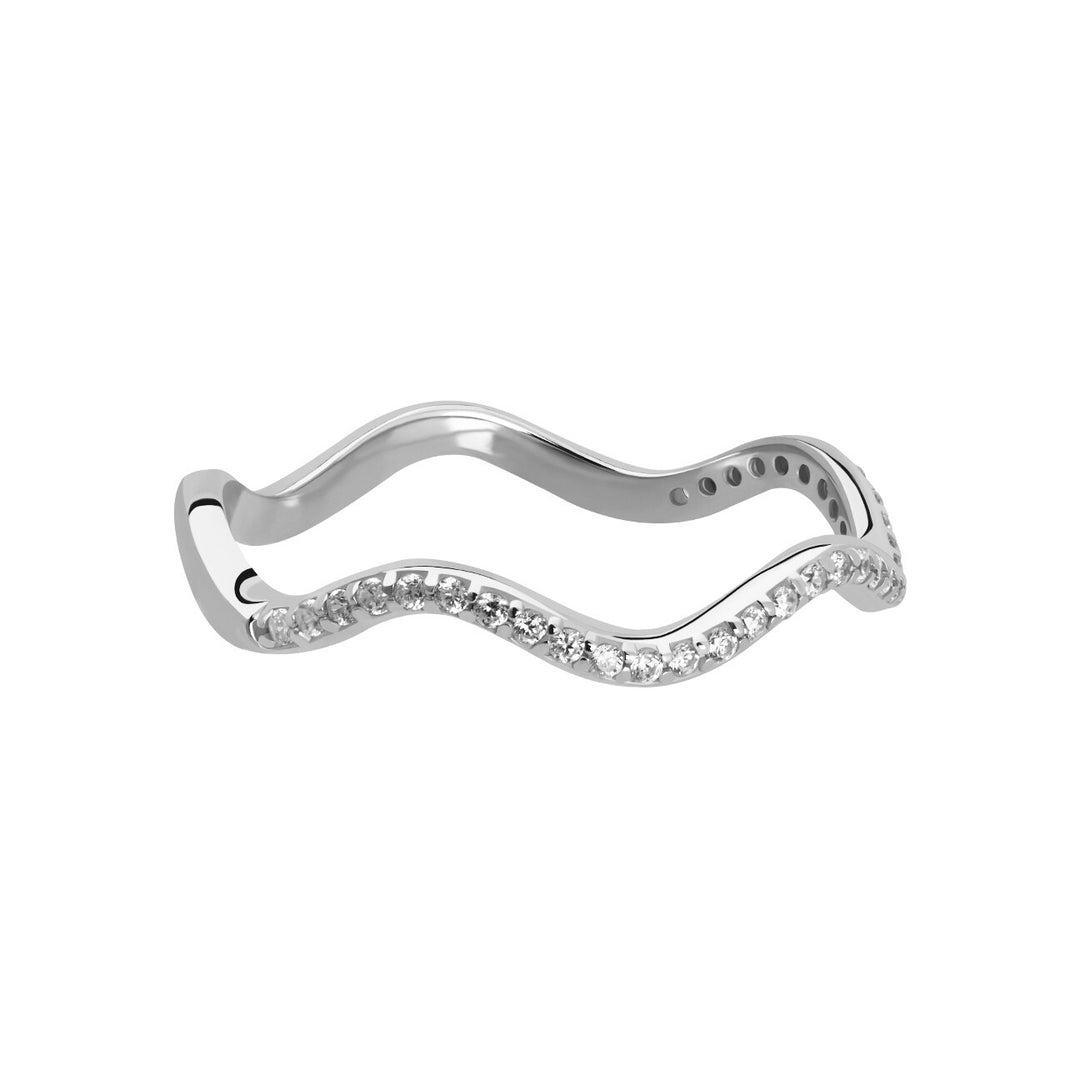 Waveform Ring - Pavé