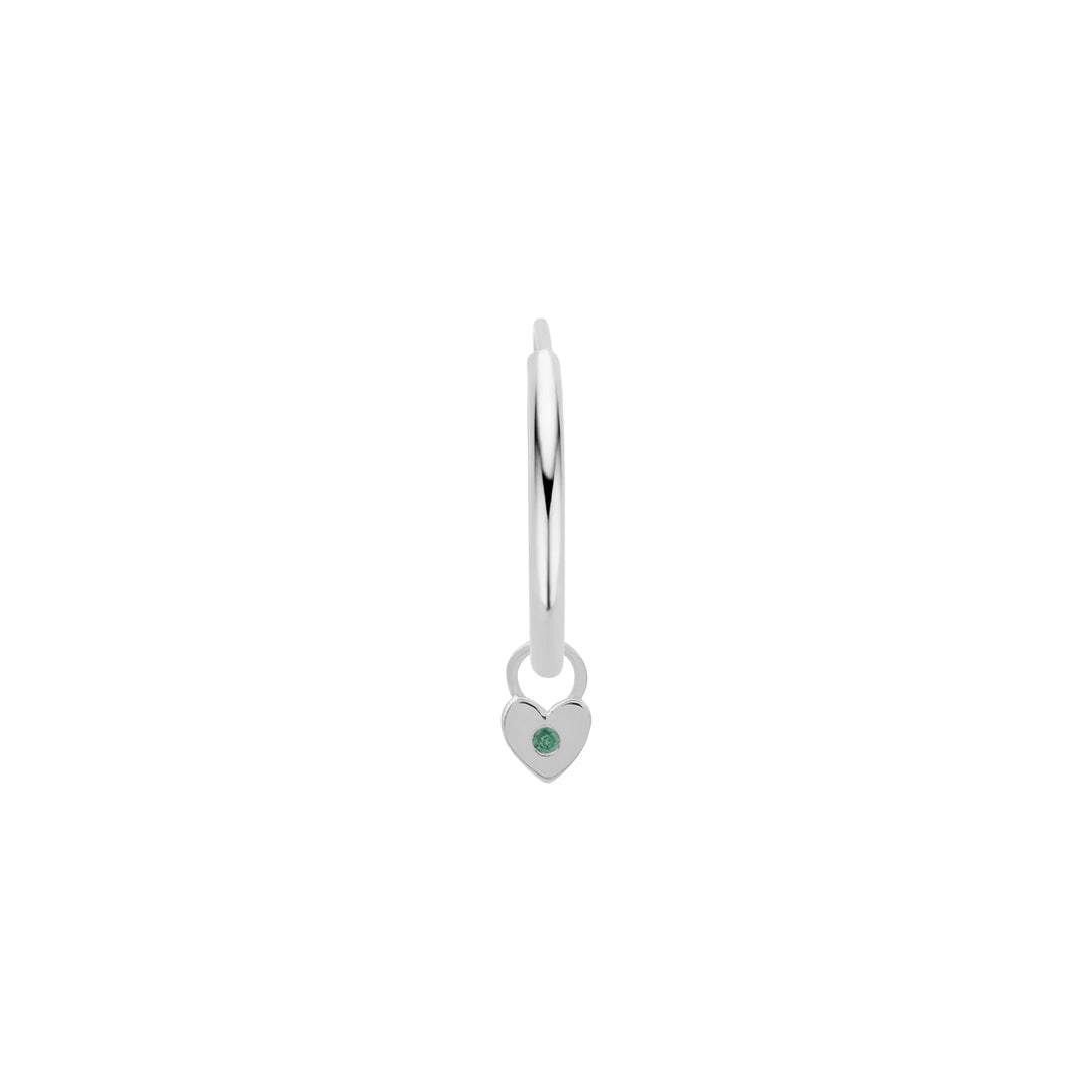 Mini Gemmed Heart Charm