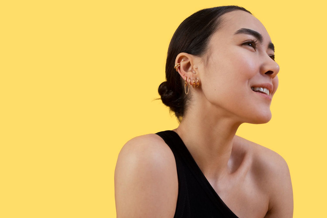 Handcuff Chain Earring