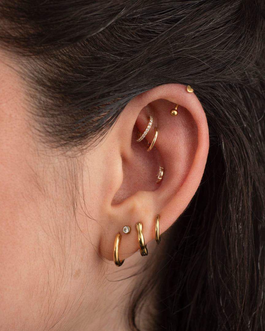 PIERCED Huggie Hoops