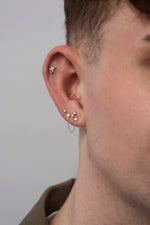 Load image into Gallery viewer, 14K Solid Gold Trinity Bead