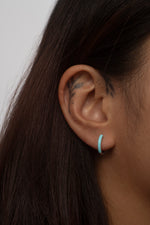 Load image into Gallery viewer, PIERCED Sky Huggies