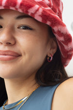 Load image into Gallery viewer, Candy-Colored Resin Hoop Earrings