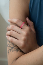 Load image into Gallery viewer, Candy-Colored Resin Rings with Zirconia
