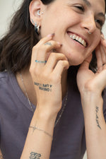 Load image into Gallery viewer, Candy-Colored Resin Rings with Zirconia