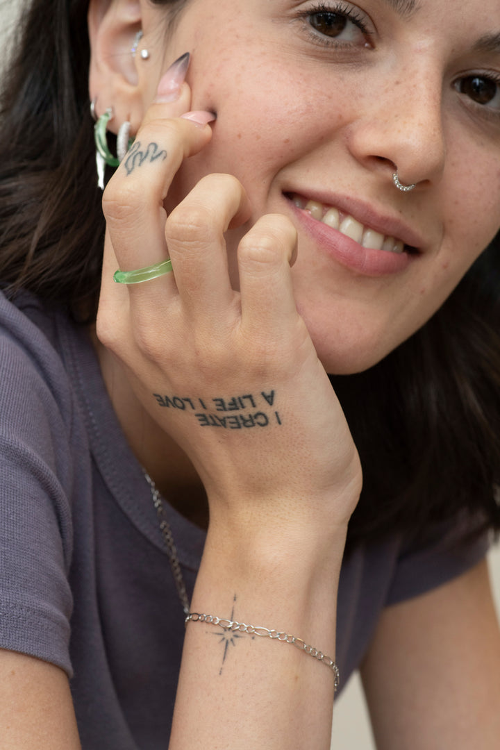 Candy-Colored Resin Rings with Zirconia