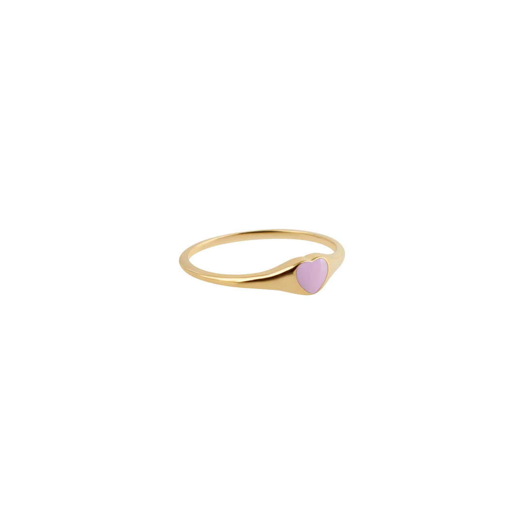 Enamel Heart Ring