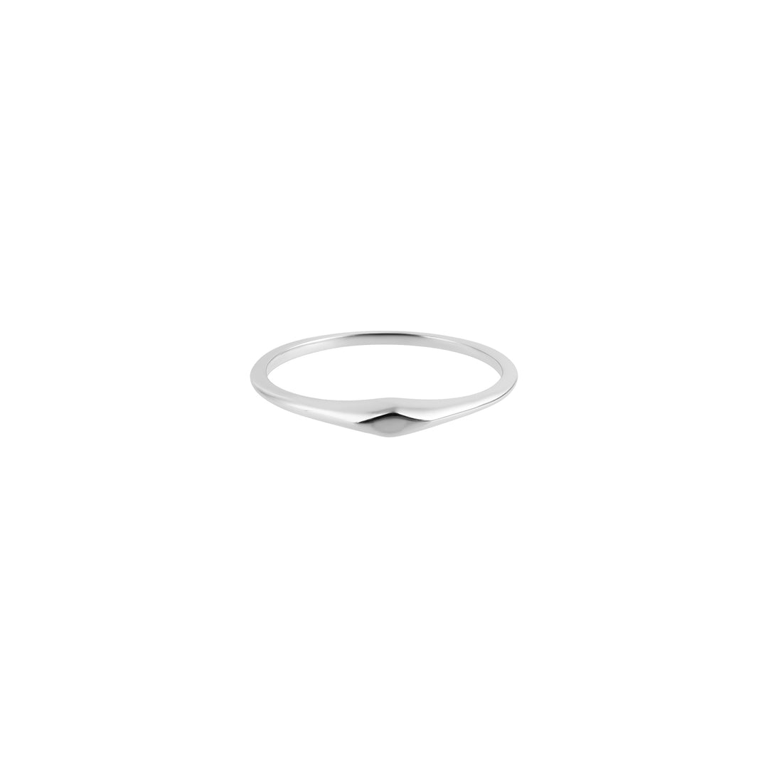 Diamond Shaped Stacking Ring