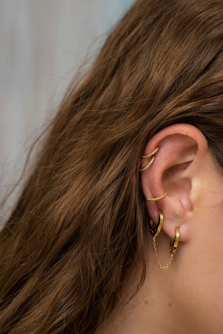 Handcuff Chain Earring