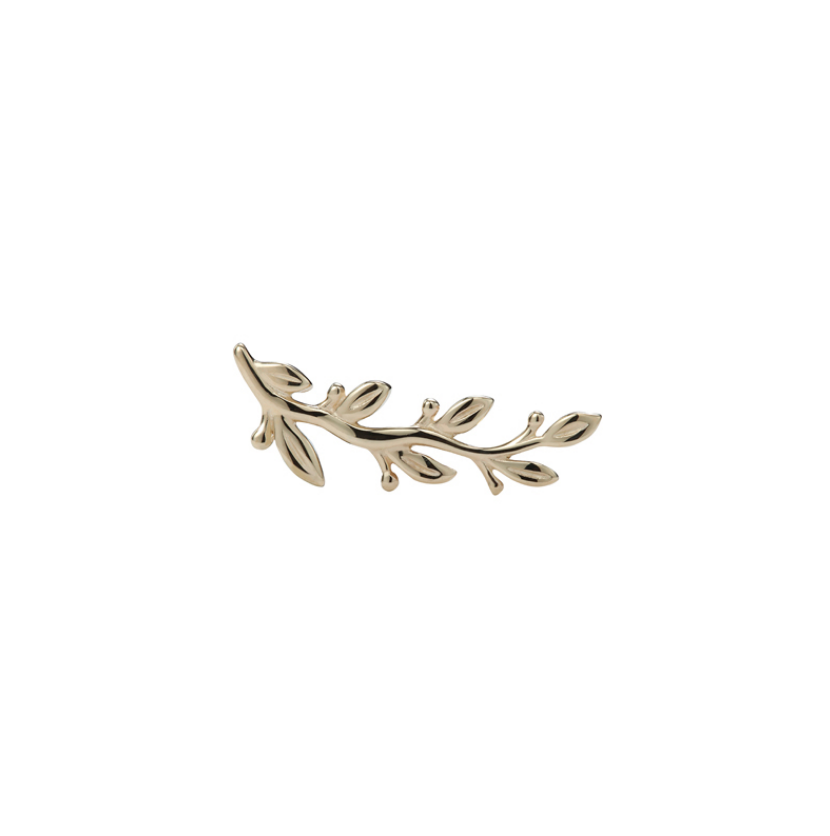 14K Solid Gold Fern