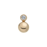 Load image into Gallery viewer, 14K Solid Gold Twilight Bead