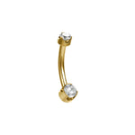 Load image into Gallery viewer, Round Gem Navel Bar