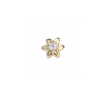Load image into Gallery viewer, 14K Solid Gold Daisy Flower