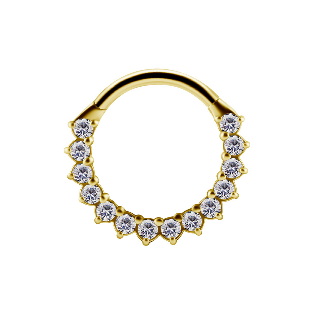 Front Jewelled Hinged Clicker