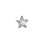 Load image into Gallery viewer, 14K Solid Gold Zirconia Star