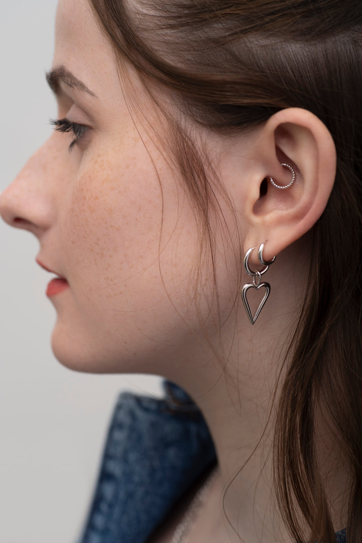 PIERCED Huggie Hoops