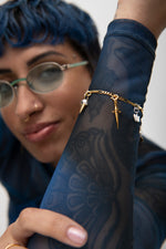 Load image into Gallery viewer, Figaro Chain Bracelet 3
