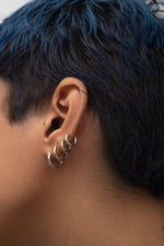 Load image into Gallery viewer, PIERCED Huggie Hoops