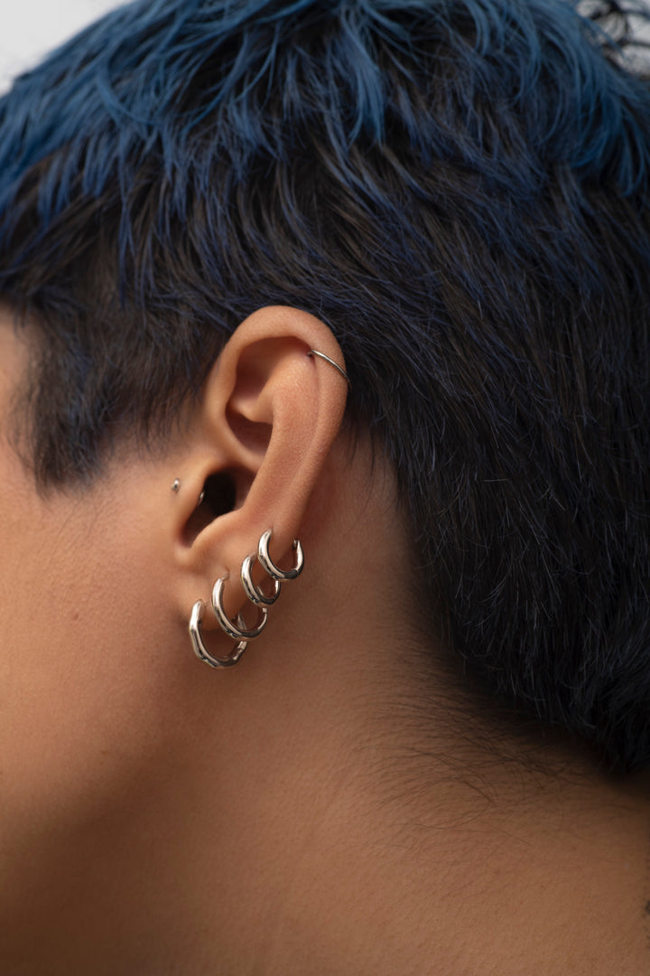 PIERCED Huggie Hoops