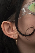 Load image into Gallery viewer, 9K Solid Gold Set Zirconia Charm