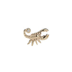 Load image into Gallery viewer, 14K Solid Gold Scorpion