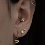 Load image into Gallery viewer, 9K Solid Gold Heart Charm