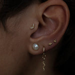 Load image into Gallery viewer, 9K Solid Gold Snake Charm