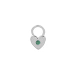 Load image into Gallery viewer, Mini Gemmed Heart Charm