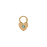 Load image into Gallery viewer, Mini Gemmed Heart Charm
