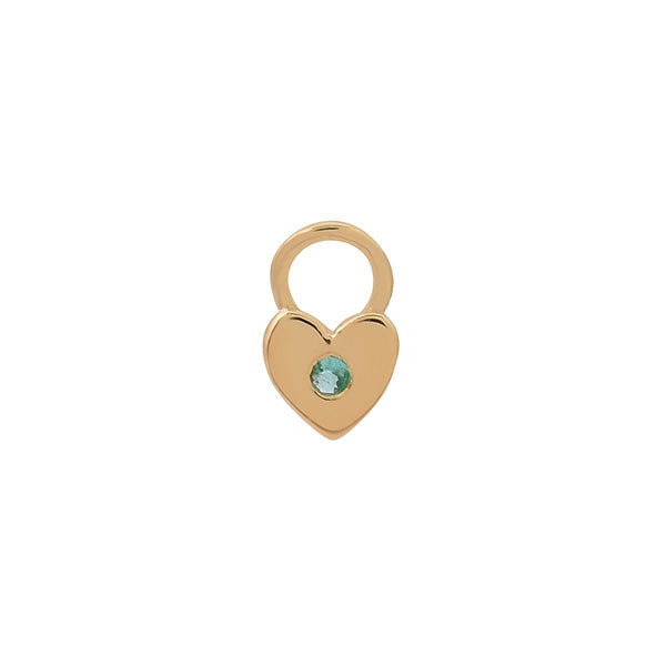 Mini Gemmed Heart Charm