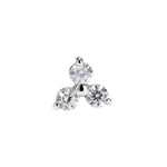 Load image into Gallery viewer, 14K Solid Gold Trinity Cluster